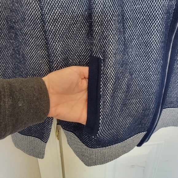 Robert Graham Mens XL Jacket Sweater Long Sleeve Zip Front Classic Fit Blue $228 - Picture 4 of 11